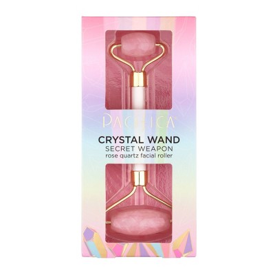 Rose Quartz Facial Roller Radiance-Boosting Crystal Wand