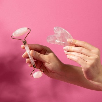 Jade Face Roller and Gua Sha Detox Set