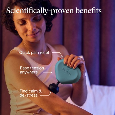 Mini Travel Percussion Massager in Teal