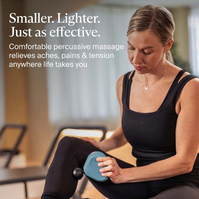 Mini Travel Percussion Massager in Teal