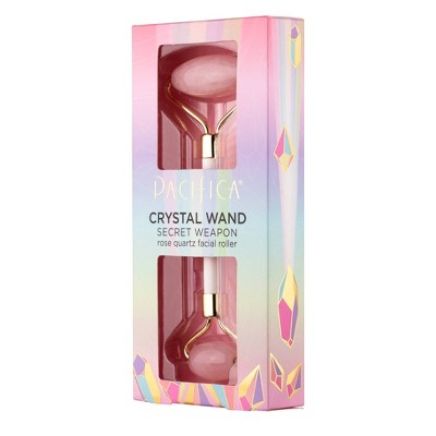 Rose Quartz Facial Roller Radiance-Boosting Crystal Wand