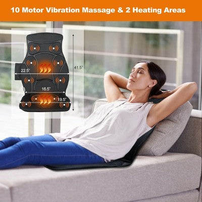 Vibration Seat Cushion with Ten Massage Motors